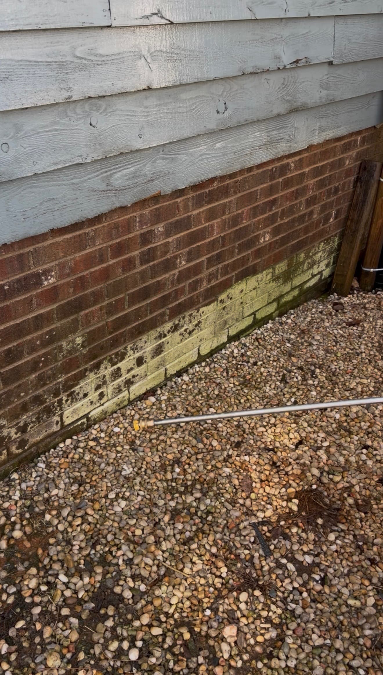 Before — Vinyl siding cleaning in Ballantyne, NC