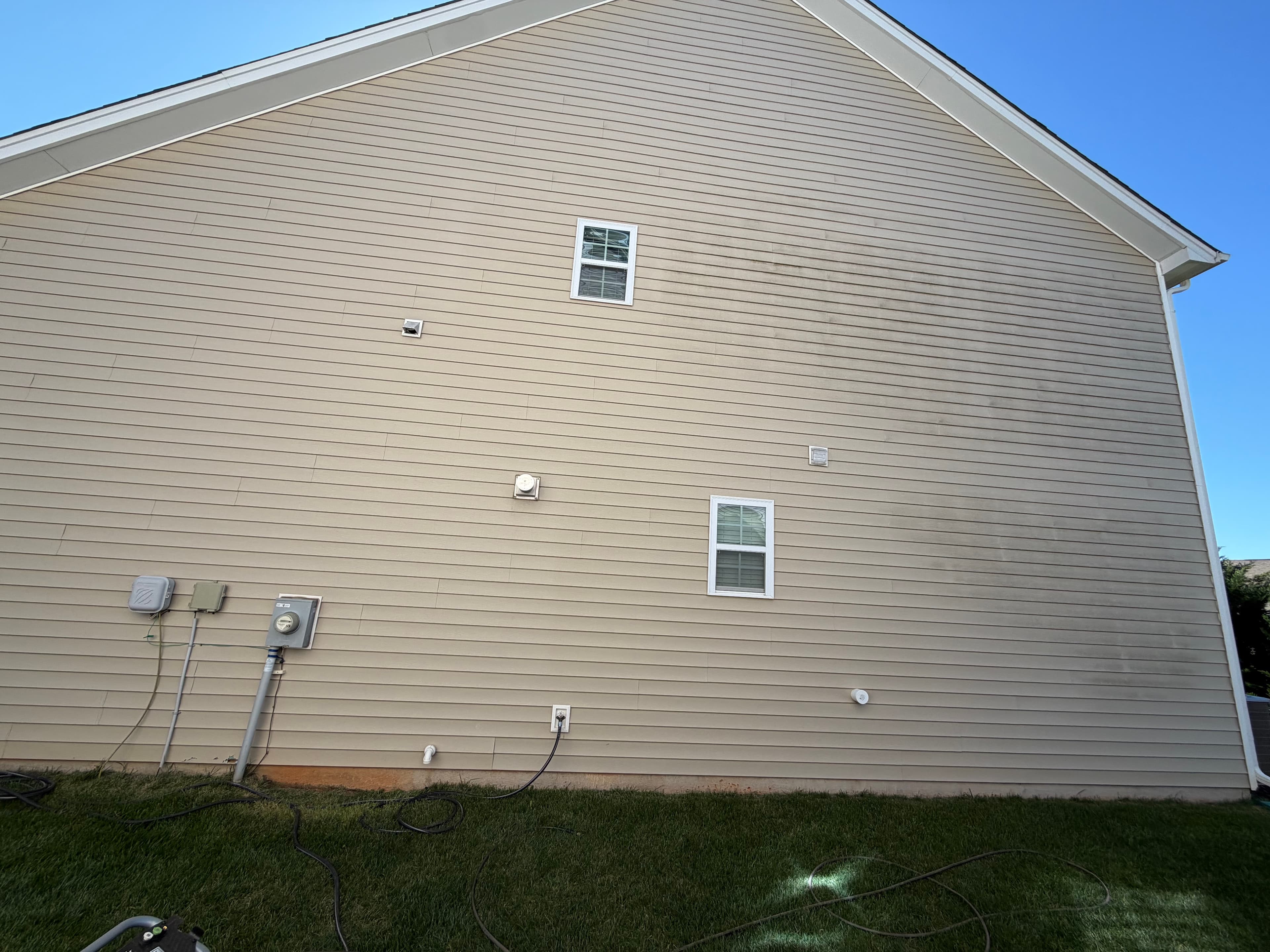 Before — Residential siding soft wash in Charlotte, NC